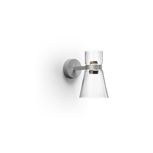 Flos Nocturne Kegel- Wandlampe Silber