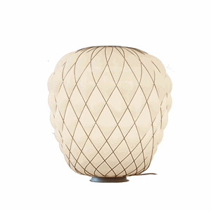 FontanaArte Pinecone Tischleuchte Weißglas