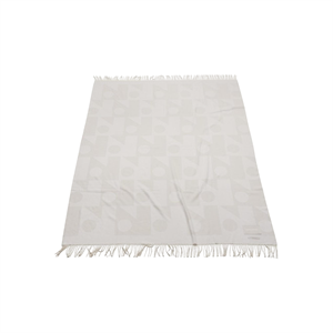 FORMARKIVET Repeat Logo Teppich Meringue Weiß/Puderweiß