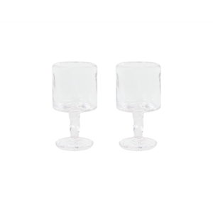 Frama 0405 Stielglas, 2er-Set, Mittelgroß, 65 Ml, Klar
