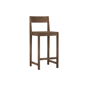 Frama 01 Barhocker H65 Dunkelbraun