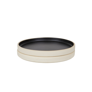 Frama Otto Keramikteller 2er Set Klein Schwarz