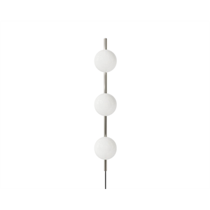Frama Ovoid Dreifach- Wandlampe Edelstahl