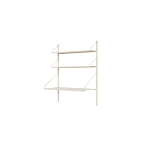Frama Regal Bibliothek Schreibtisch Fachboden 108,4x80 Warmweiß