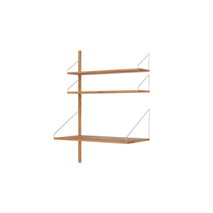 Frama Regal Bibliothek Anbau Schreibtischteil Regal 114,8x80 Eiche Natur