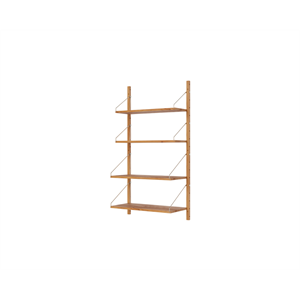 Frama Shelf Library Bücherregal mit Einem Abschnitt, 114,8 x 60, Eiche Natur