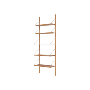 Frama Regal Bibliothek Einzelteil Bücherregal 185,2 x 60 Natur Eiche
