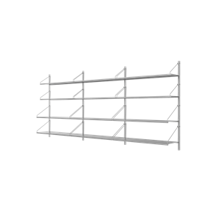 Frama Shelf Library Dreifachregal 108,4x80 Edelstahl