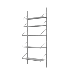 Frama Regal Bibliothek Einzelfachregal 185,2x80 Edelstahl