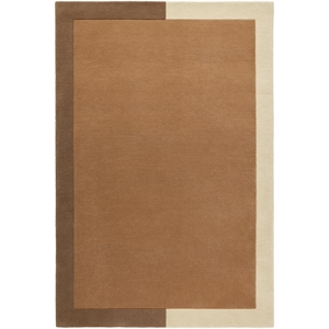 Decotique Frame Teppich 250x350 Zimt/ Beige