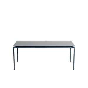 Petite Friture FROMME Rechteckiger Tisch Blau Grau