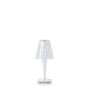 Kartell BATTERY Tragbare Lampe Kristall