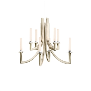 Kartell KHAN METAL Kronleuchter Polierter Champagner