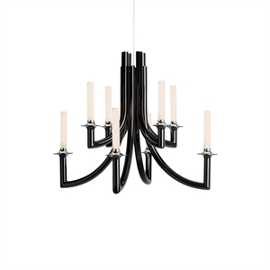 Kartell KHAN METAL Kronleuchter Schwarz Glänzend