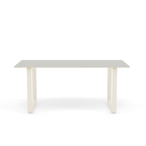 Muuto 70/70 Esstisch 170x85 Grau Linoleum/ Sand