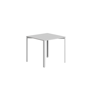 +Halle Grid Tisch 80x80 Hellgrau