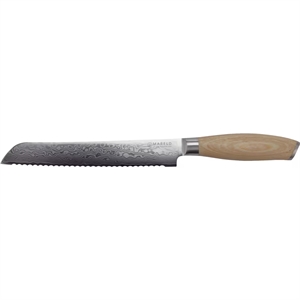 Mareld Akio Japanisches Brotmesser 20 cm Helles Holz