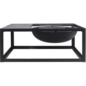 Mareld BBQ Feuerstelle mit Grillrost Schwarz