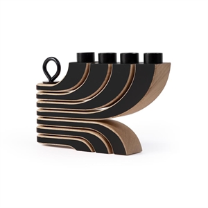 Design House Stockholm Nordic Light 4-armiger Kerzenständer Schwarz