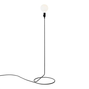 Design House Stockholm Cord Stehlampe ohne Glühbirne Schwarz