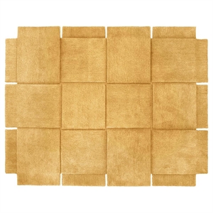 Design House Stockholm Basket Teppich 185x240 Gelb Ocker