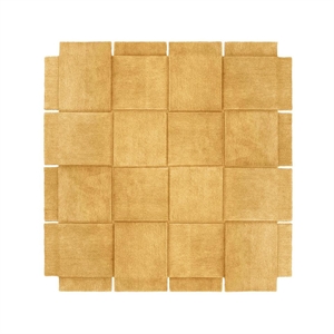 Design House Stockholm Basket Teppich 245x245 Gelb Ocker