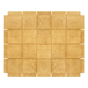 Design House Stockholm Basket Teppich 245x300 Gelb Ocker