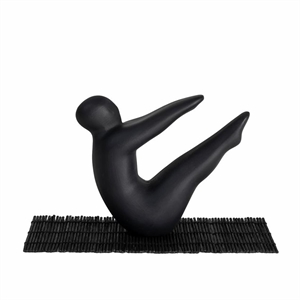 Design House Stockholm Yoga Nr. 2 Skulptur Schwarz