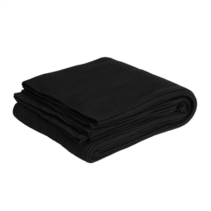 Design House Stockholm Fleece-Teppich, 140 x 160, Schwarz