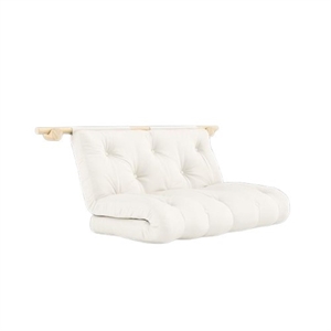 Karup Hakenmatratze mit Halterungen 135x200 Natur/Roh