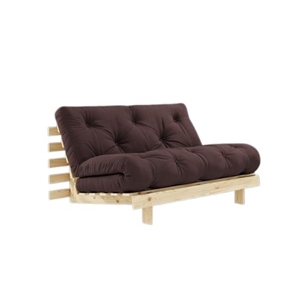 Karup Roots Schlafsofa mit Matratze 140x200 715 Braun/Roh