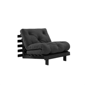 Karup Roots Schlafsofa mit Matratze 90x200 Schwarz Nacht/Dunkelgrau