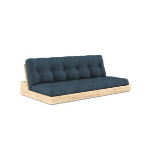 Karup Design Lampensockel Schlafsofa mit 5-lagiger Matratze, Klar/Petroleum