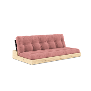 Karup Design Lampensockel Schlafsofa mit 5-lagiger Matratze Black Night/Sorbet Rosa