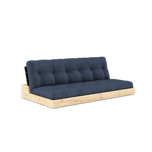 Karup Design Lampensockel Schlafsofa mit 5-lagiger Matratze, Nachtschwarz/Marineblau