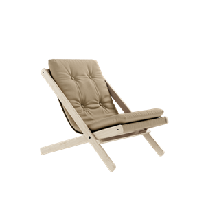 Karup Design Boggie Sessel mit Matratze Outdoor 402 Weiß/Buche Geölt