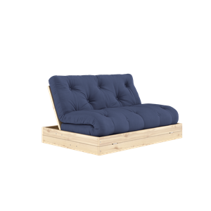 Karup Design Flip Schlafsofa mit Matratze 140x200 Marine/Klarlackiert