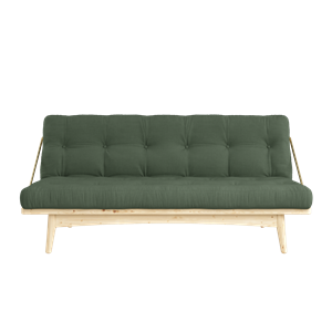 Karup Design Folk Sofa M. 5-Lagen-Matratze 756 Olivgrün/Klarlack