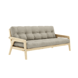 Karup Grab Schlafsofa, Klar Lackiertes Kiefernholz/914-Leinen