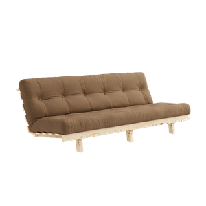 Karup Design Lean Sofa Sofa mit Alpha Matratze 130x200 Mocca/Roh