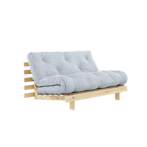 Karup Design Roots Schlafsofa mit Matratze 140x200 Raw/Beach Blue