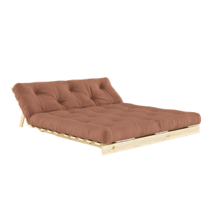 Karup Design Roots Schlafsofa mit Matratze 160x200 759 Lehmbraun/Kiefer