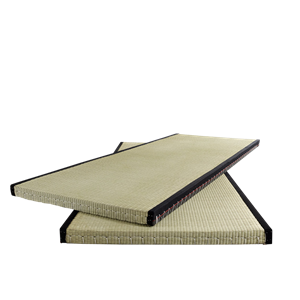 Karup Tatami-Matte 90x200 Binsengras/ Schwarz