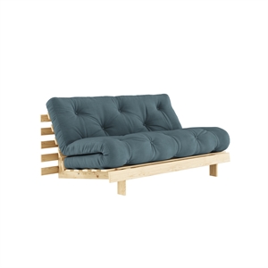Karup Roots Schlafsofa 160x200 Roh/757 Petrolblau