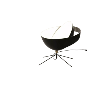 Serge Mouille Saturnus Schreibtischlampe Schwarz