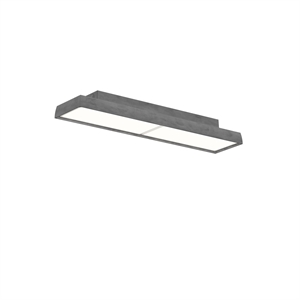 Louis Poulsen LP Slim Wand-/ Deckenleuchte 3000K & Dali Dark Raw Aluminium