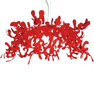 Lumen Center Italia SuperLeaves Rot Pendelleuchte