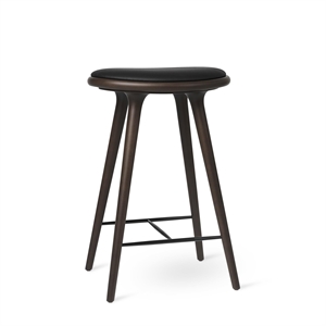 Mater High Stool Barhocker Buche Dunkel Gebeizt 69cm