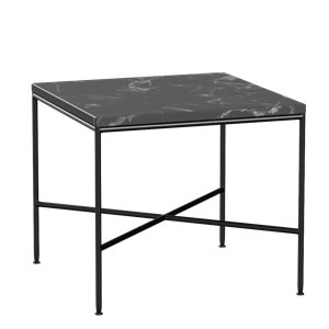 Fritz Hansen Planner Couchtisch 45x45 cm Anthrazit/ Schwarz