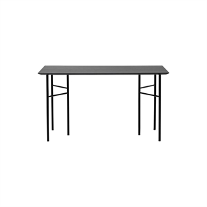 Ferm Living Mingle Schreibtisch, Tischplatte 135 Cm, Schwarz Furnier